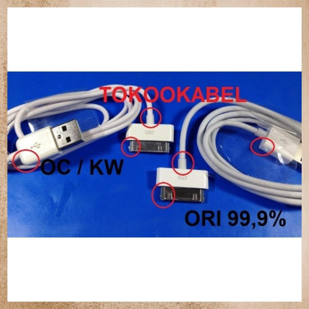 Kabel Data Ipad 1 2 3 Usb Charger Apple -  100