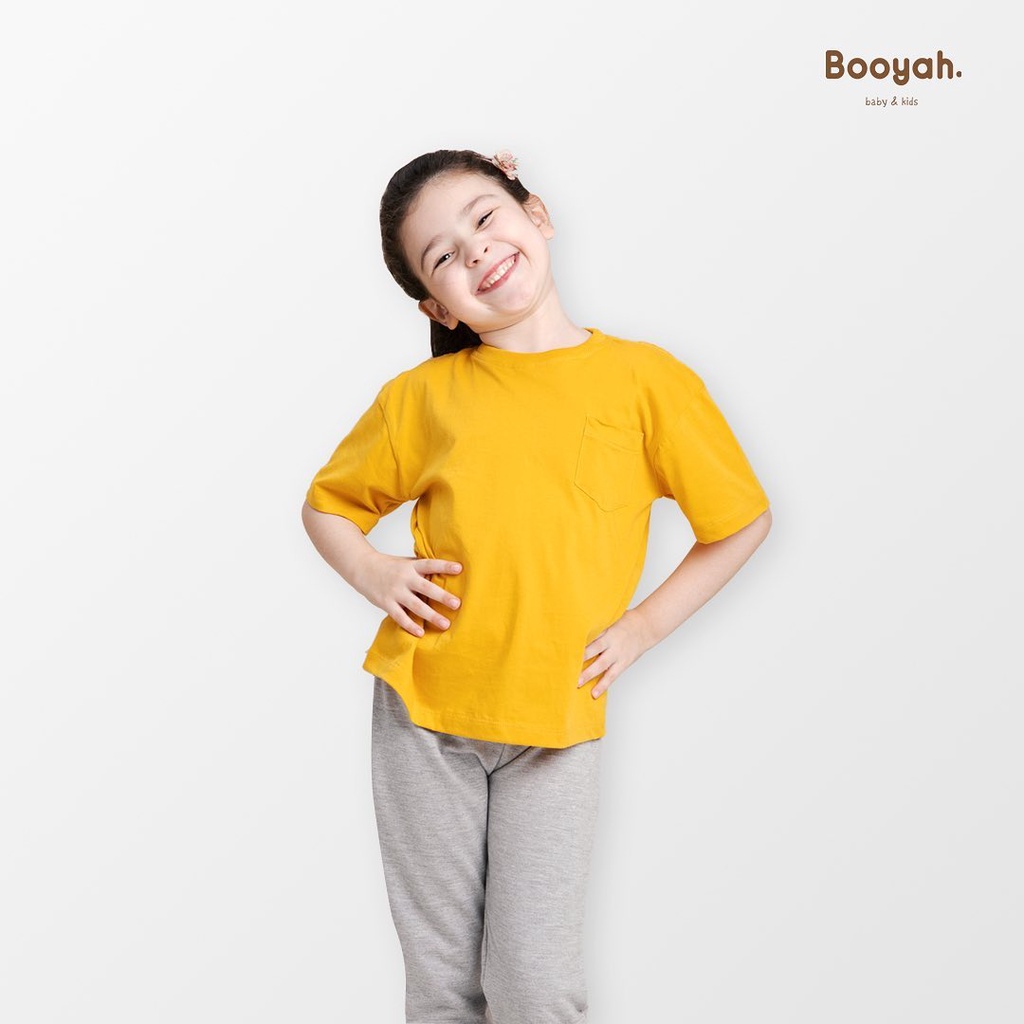 Booyah Pocket Tee - Kaos Polos Anak Unisex 1-6 Tahun