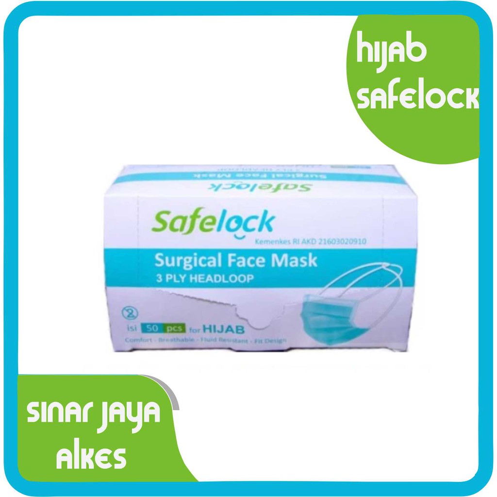 Masker Safelock Headloop/Hijab