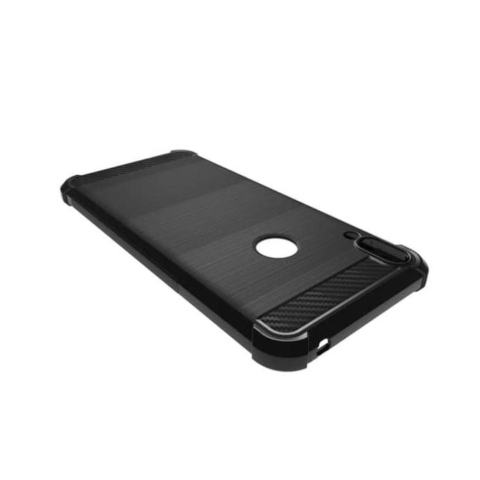 CHASING CASE ASUS ZENFONE MAX PRO M1 ZB601KL CARBON BRUSHED SOFT FIBER ARMOR KODE SERI 1099 BACA.3