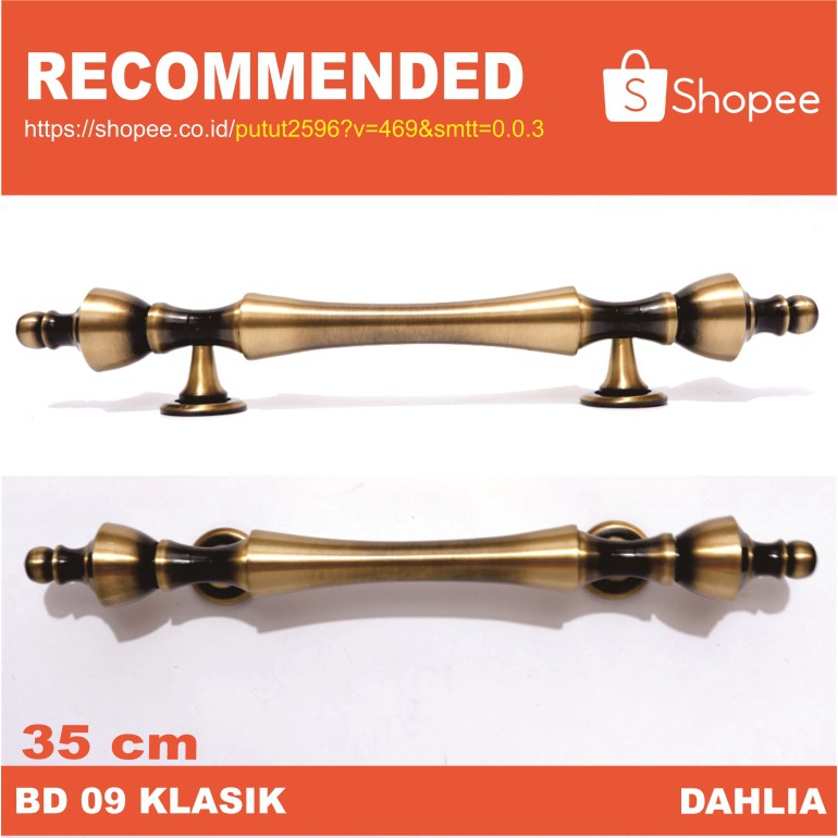 Handle Pintu Rumah / Gagang Pintu Rumah Klasik Kuno DAHLIA