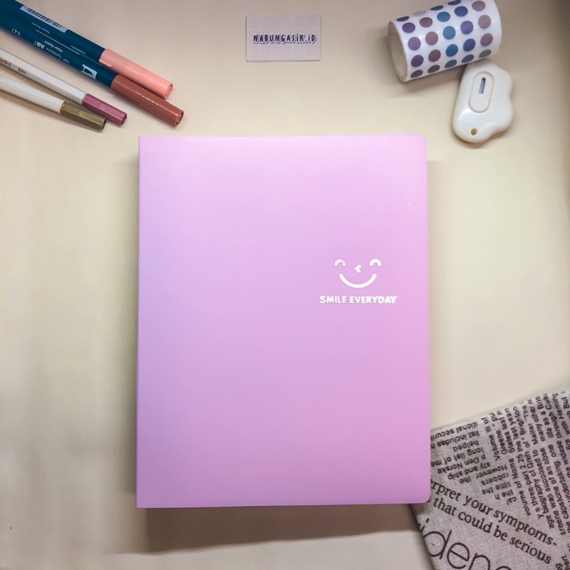 

BINDER ZIPLOCK RING A5 SOFT PINK| BINDER KEUANGAN A5 |BINDER SINKINGFUND