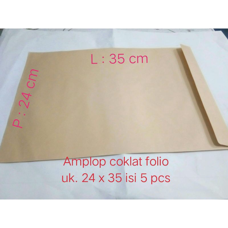 

Amplop coklat polos (isi 5 pcs)/paket