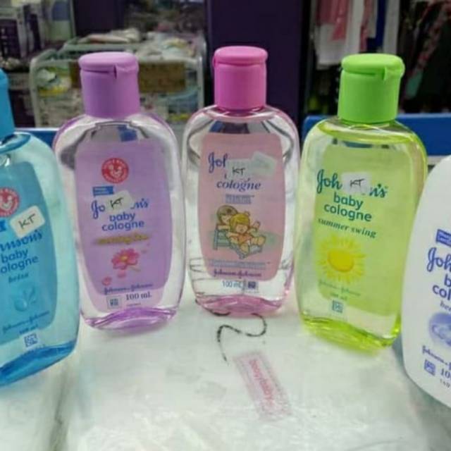 Johnson's Baby cologne 100ml (pink, ungu, hijau, biru)