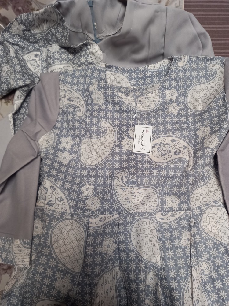 M L Xl Xxl Tunic Batik Motif Trend Seragam Batik Baju Batik Wanita