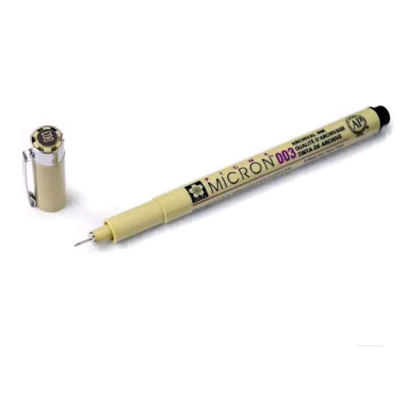 

Sakura Pigma Micron drawing pen 0,03 hitam