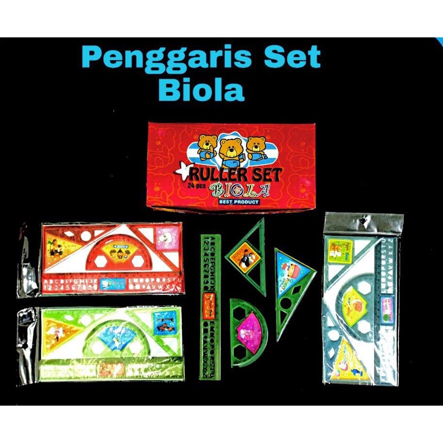 

PENGGARIS SET ISI 4 /GARISAN SET BUSUR DERAJAT MERK BIOLA