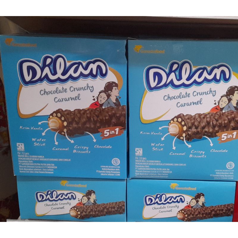 

Dilan Chocolate Crunchy Caramel (1box isi 12pcs)