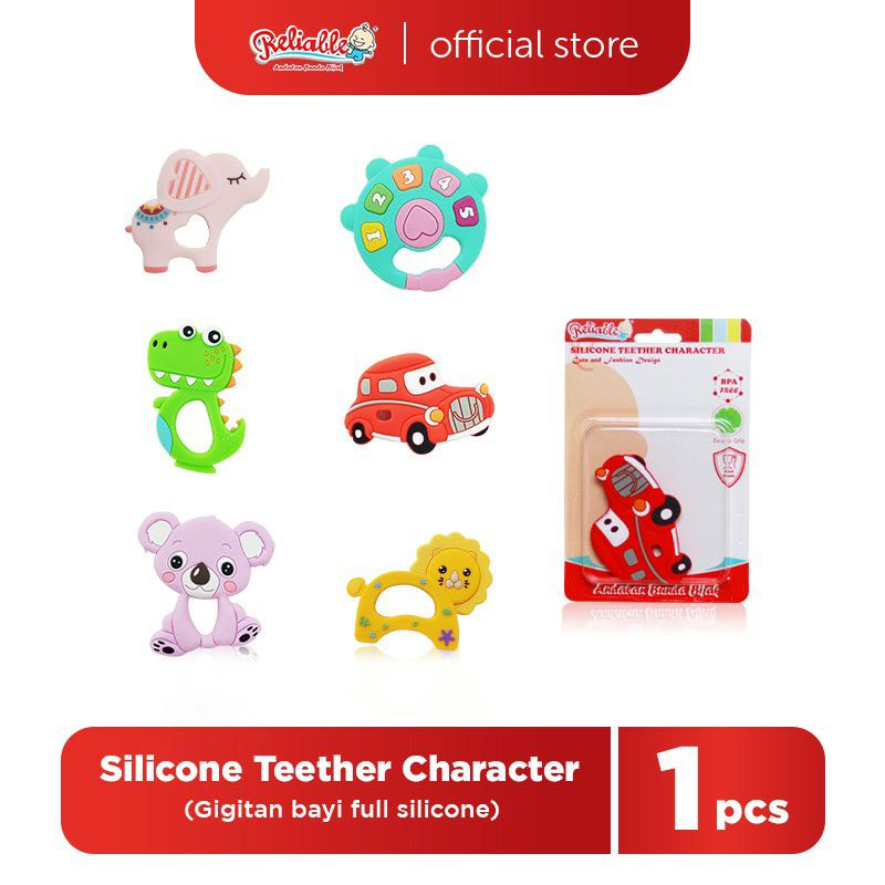 Reliable Silicone Teether Character 8899 / Gigitan bayi silikon