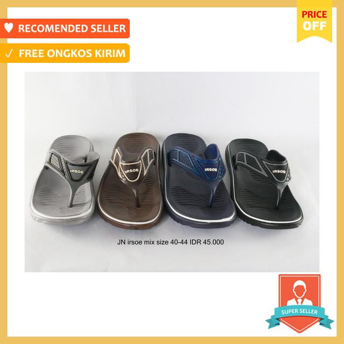 Sandal Pria - Sandal Jepit Pria Besar Jumbo Irsoe 40 41 42 43 44 - Sepatu Pria