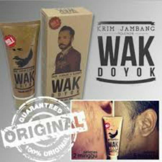 Krim Jambang/Rambut Wak Doyok Original/Asli