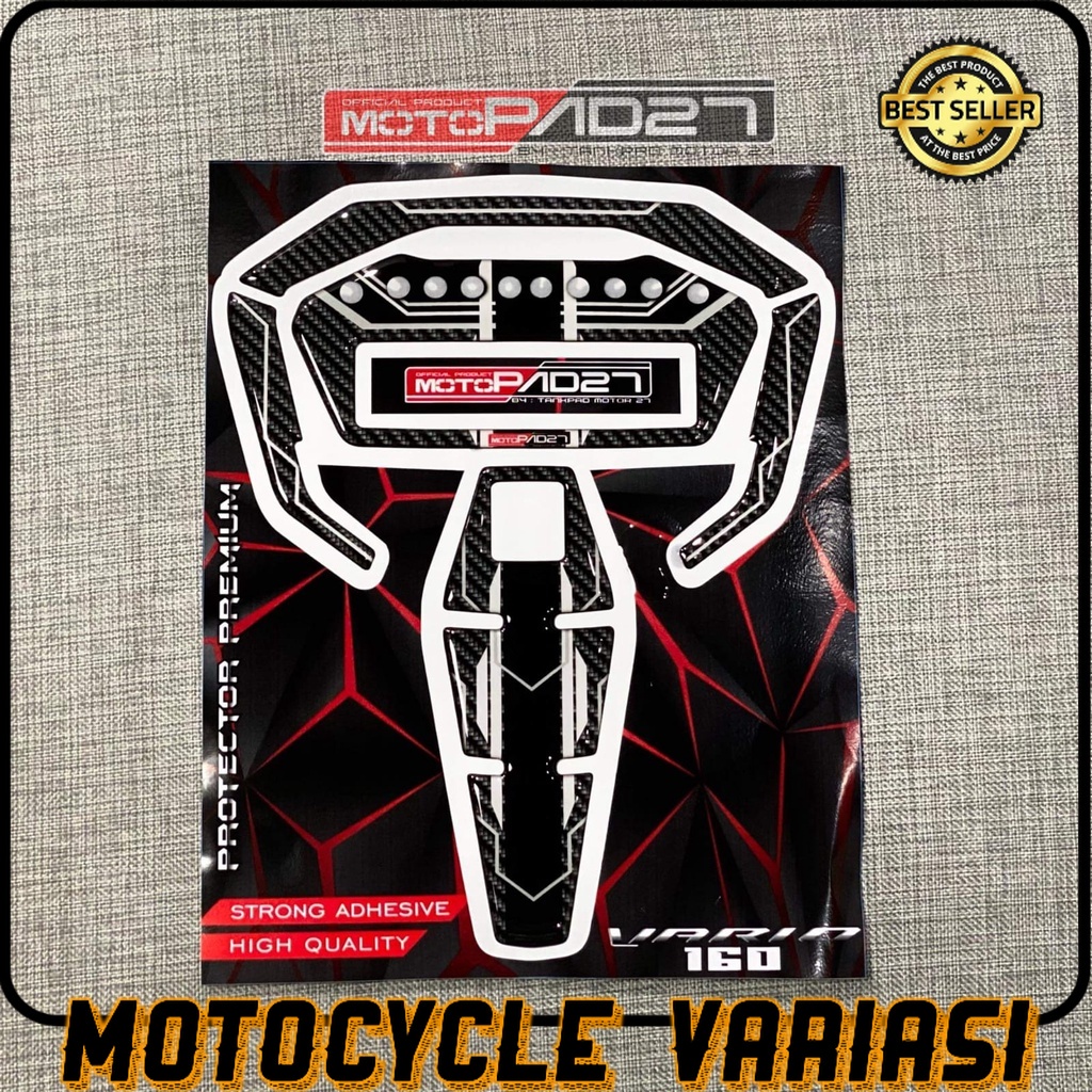 MOTOPAD27 Sticker stiker antigores spidometer NEW HONDA VARIO 160 Resin Timbul Premium Presisi