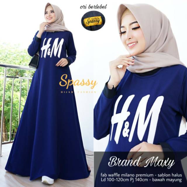 Brand maxy / spassy / dress / gamis / casual