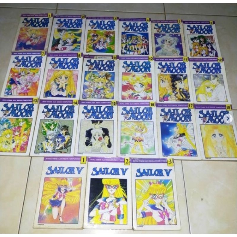 Komik SAILOR MOON 1-18 End dan SAILOR V 1-3