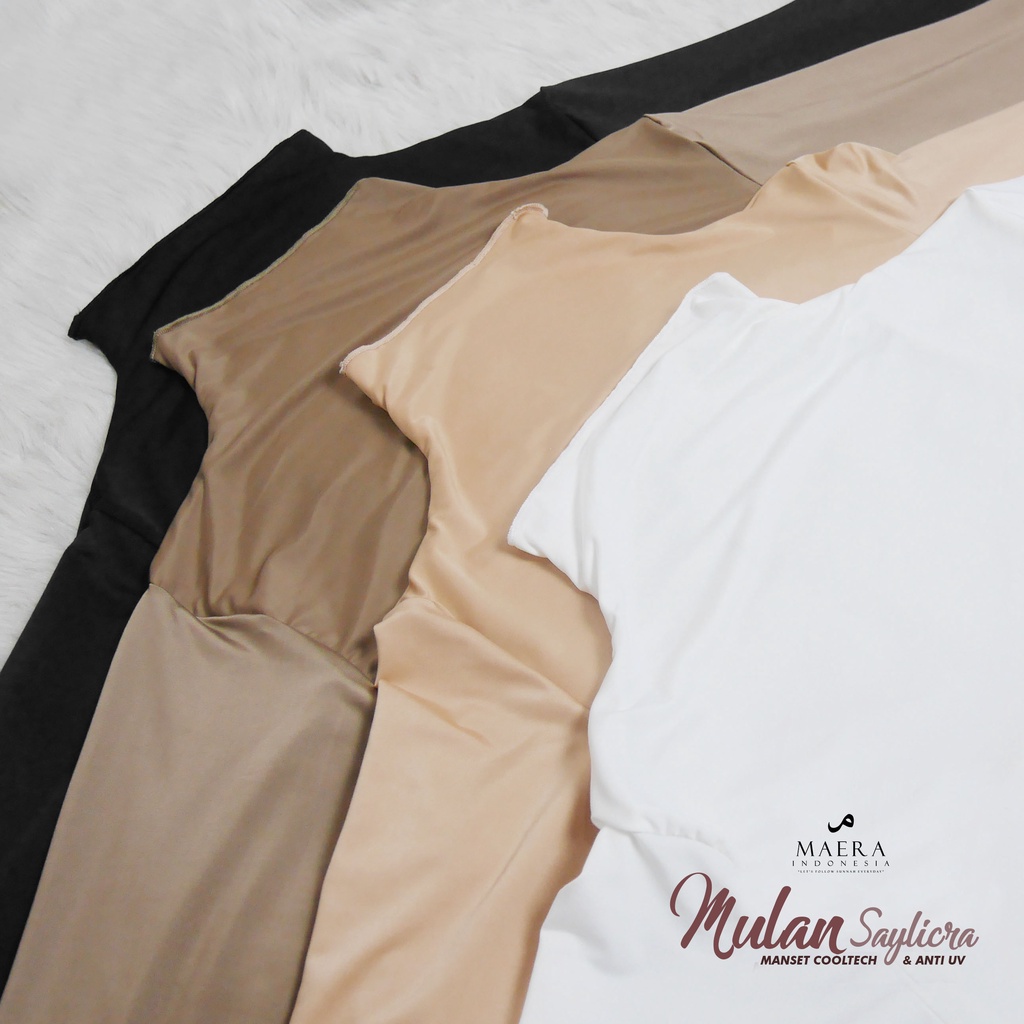 MANSET Baju/ Manset Badan/ Manset Daleman Wanita Turtle neck Anti UV by Maera Indonesia