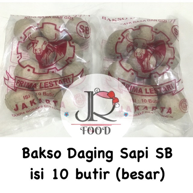 Jual Bakso Sapi Sb Isi 10 Butir Ukuran Besar Grab Gojek Only Shopee