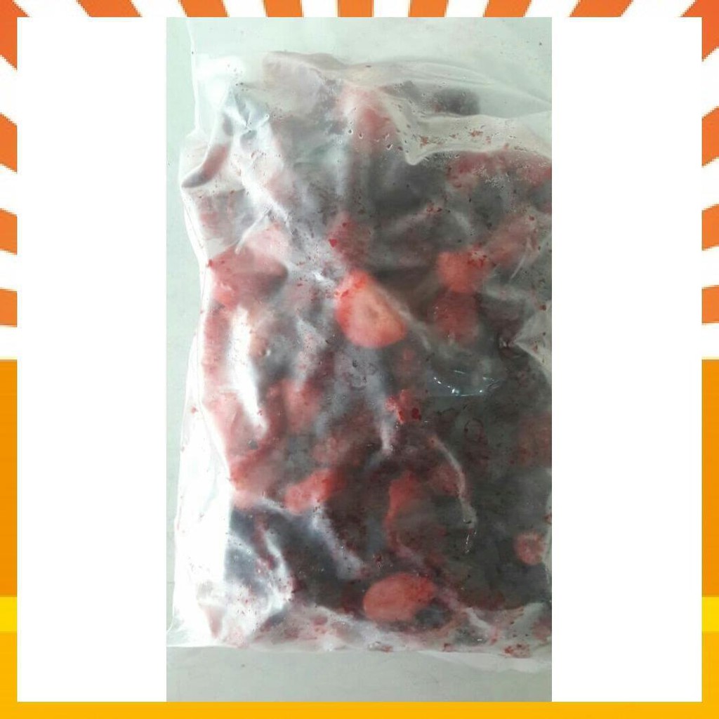 

BUAH BEKU MIX BERRY MIXED BERRIES FROZEN 1/2KG DIJAMIN MURAHH