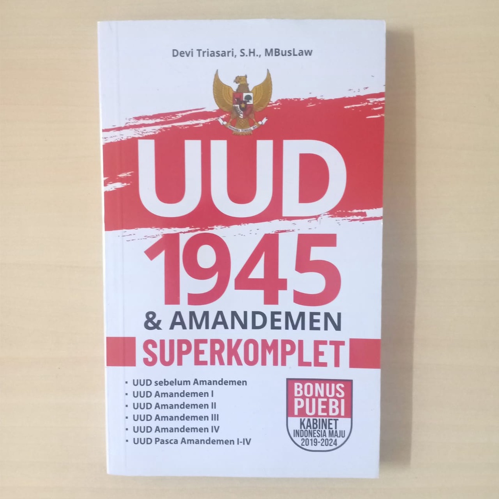 Buku UUD1945 & Amandemen Superkomplet | Charissa Publisher