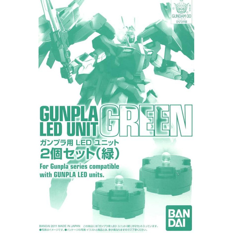 BARANG BERKUALITAS  Gunpla LED Unit Green (2pcs Set)