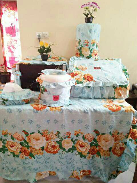 Sarung Kitchen Set | Lapis Busa 5mm | Meja 4 Kursi