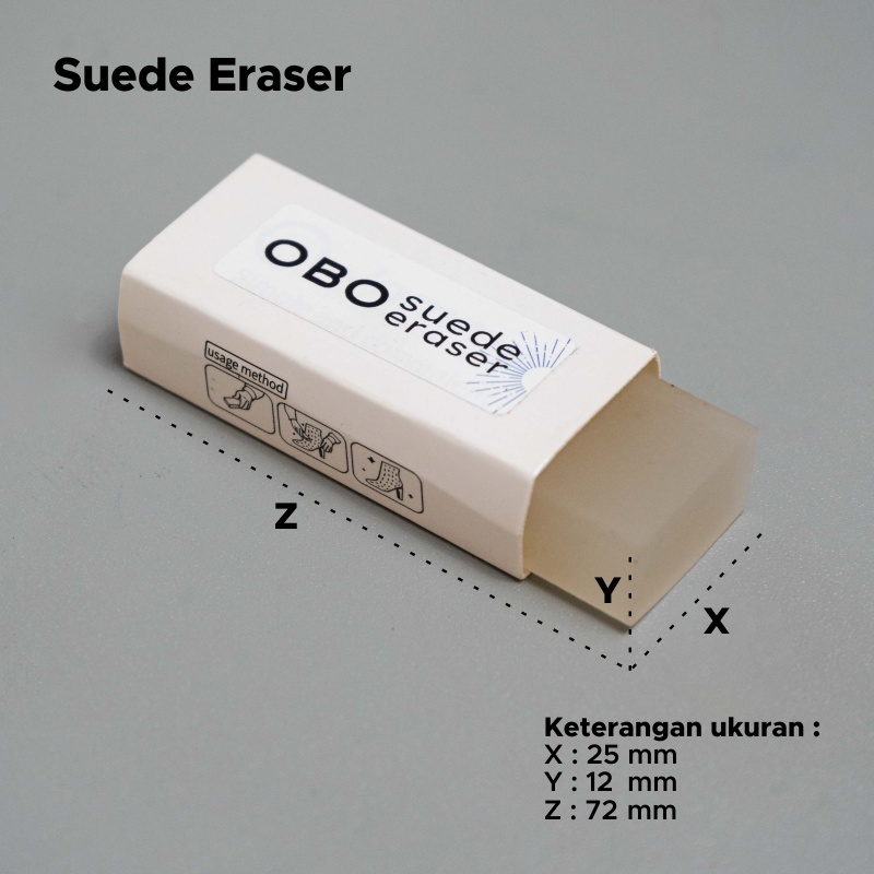 Suede Nubuck Eraser Rubber ke Sepatu, Tas  -  Penghapus Suede Eraser