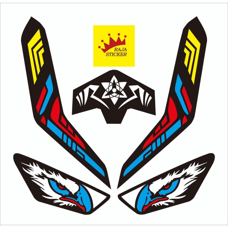 BISA COD Harga termurah Stiker lampu vario tahun 2018-2021