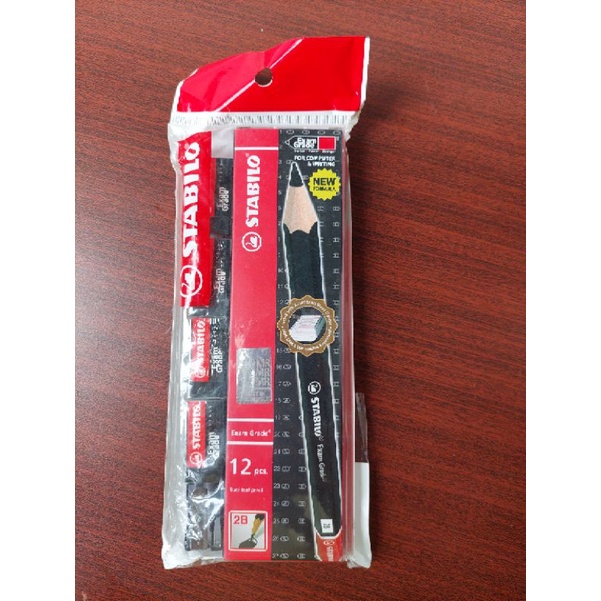 

stabilo exam Grade pensil penghapus rautan. 1 set
