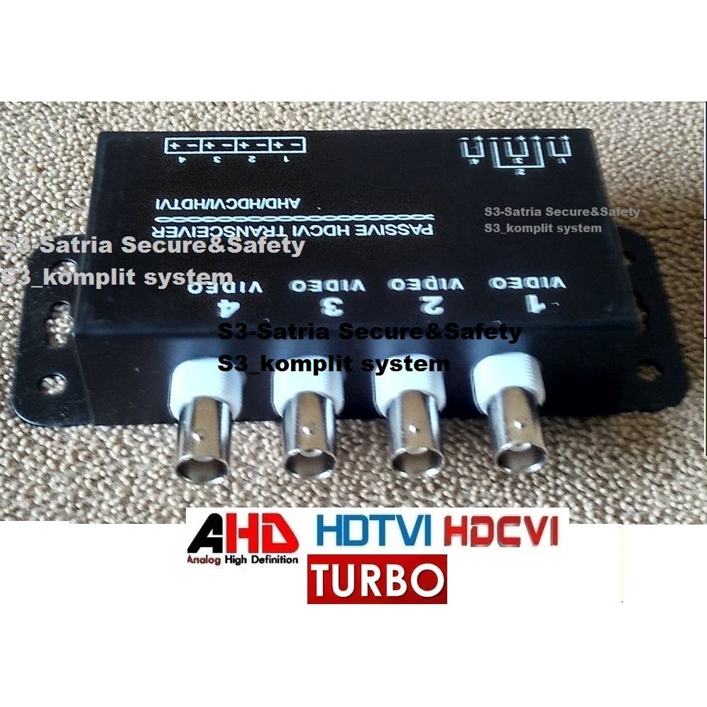 VIDEO BALUN 4 CH / BALUN AHD / BALUN TURBO HDTVI/ BALUN HDCVI