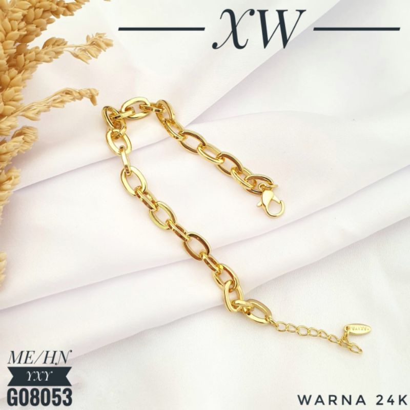 Gelang Yaxiya Rantai Gold 24k G08053