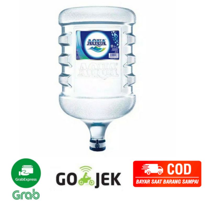 

Aqua Galon + Isi 19 Liter GOJEK ONLY