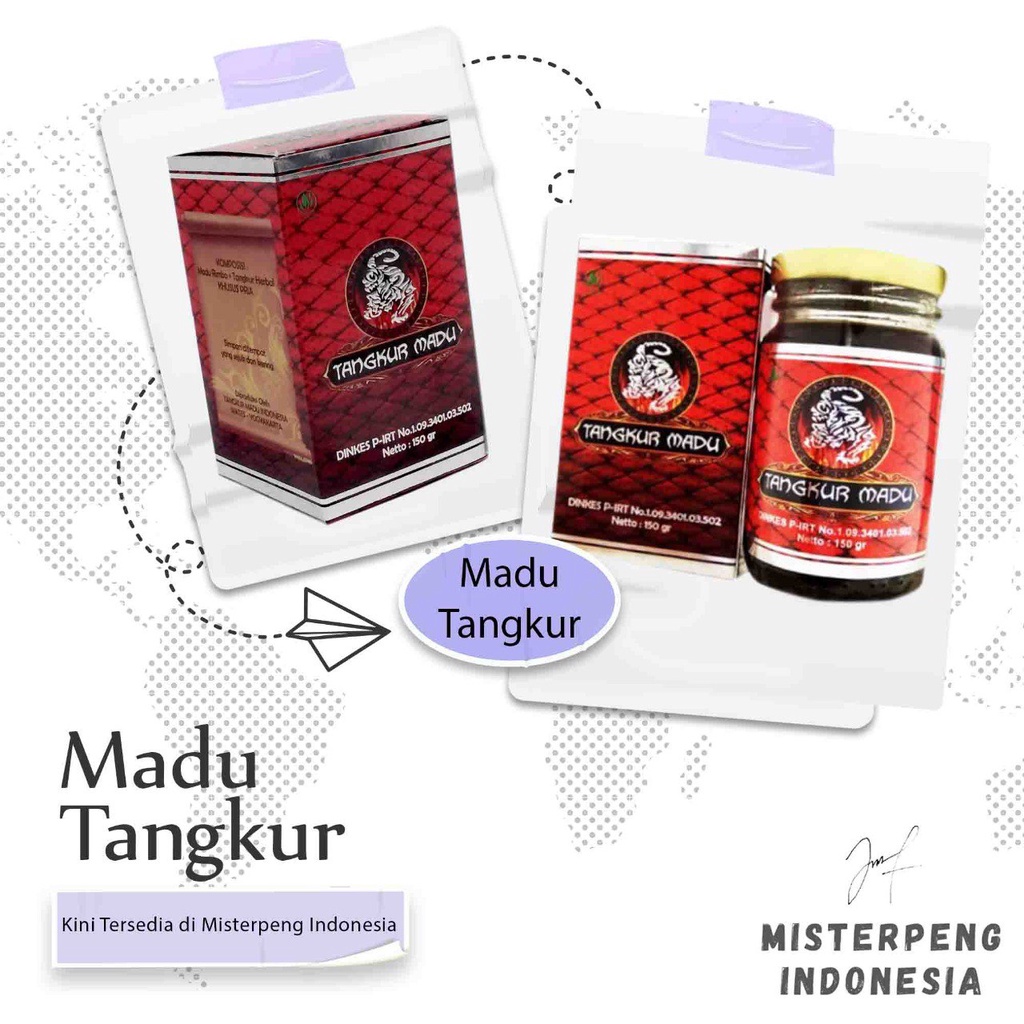 

Madu Tangkur Original 150gr obat herbal kuat Khusus Dewasa Obat Kuat Stamina Pembesar Mr P