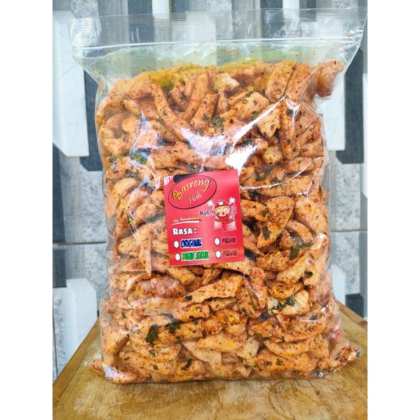 

RB Basreng Hah pedas daun jeruk 1kg