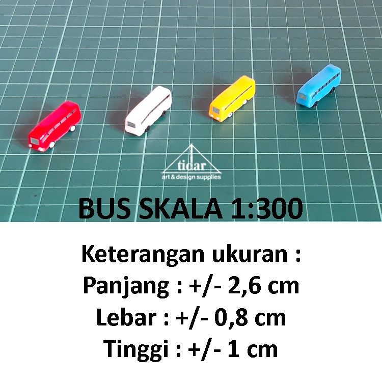 

[MR] Miniatur Mobil / Maket Bus / Bis Skala 1:300