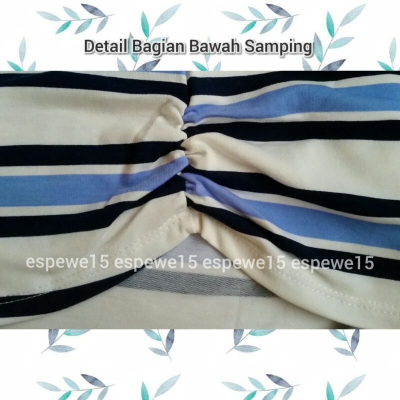 Atasan Kaos Babyterry Salur Garis