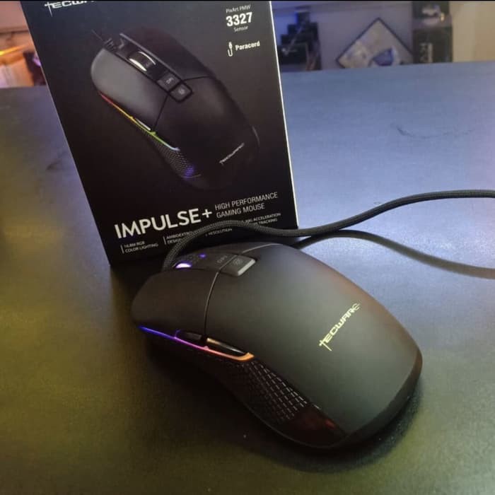 Mouse Gaming Tecware IMPULSE+ RGB 6200DPI Gaming Mouse | Impulse Plus GARANSI RESMI