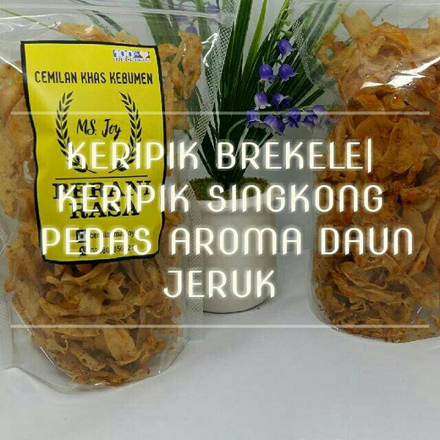 

Keripik brekele / keripik singkong pedas khas kebumen