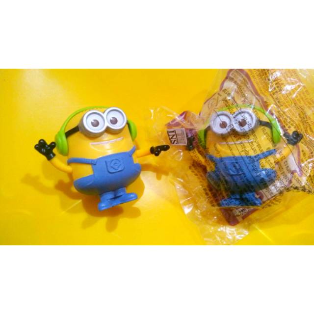 Mainan minion happy meal Mcdonald no.7 (Groovin Minion)
