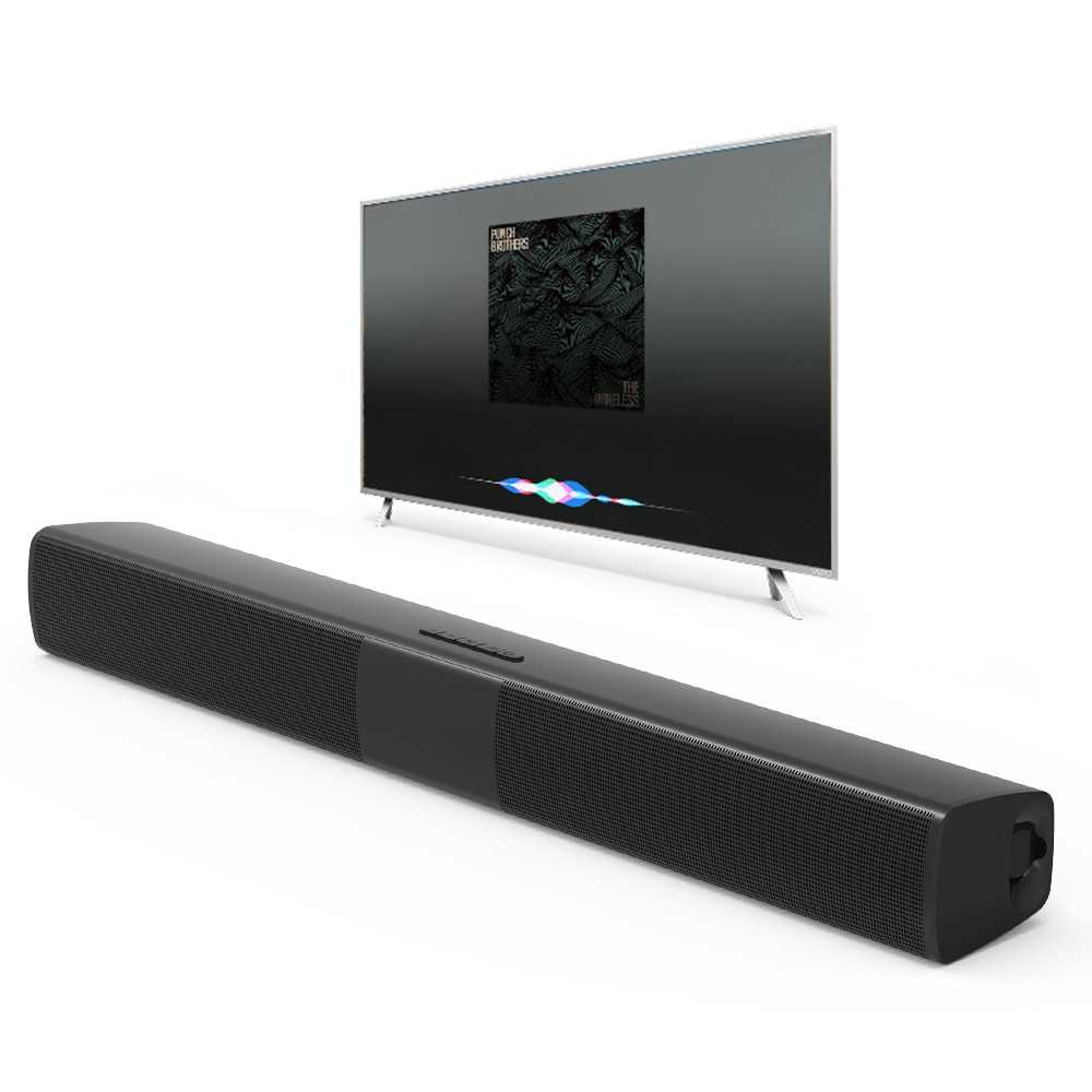 DOOLNNG Soundbar Bluetooth Speaker Home Theater Bass 20W BS-28B