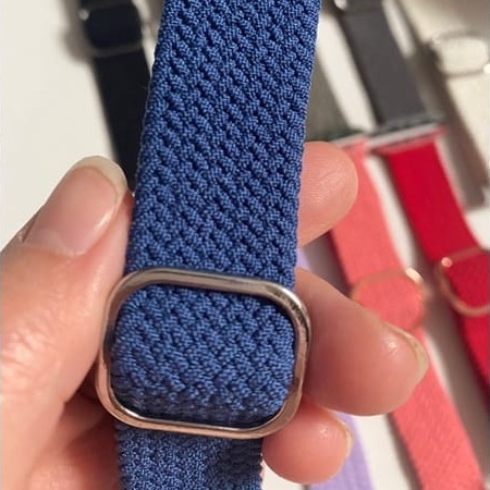 Strap Apple Watch Woven Braided Double Loop Series 1 2 3 4 5 SE 6 7 8 ultra