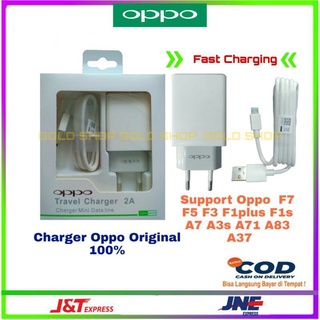 Charger Oppo Original  Fast Charging/Charger Oppo  F7 F5 F1s F1plus f3plus A7 A83 A3s A37