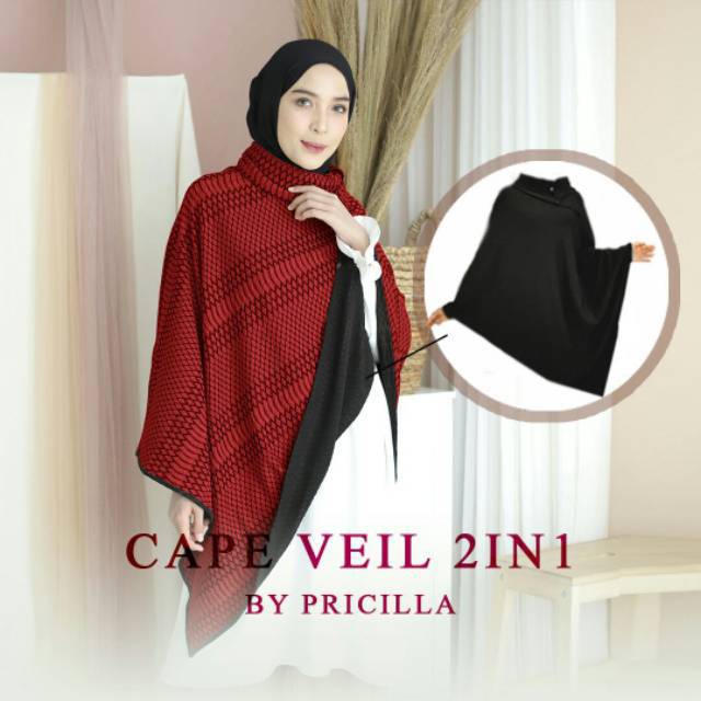 Cape veil pricilla