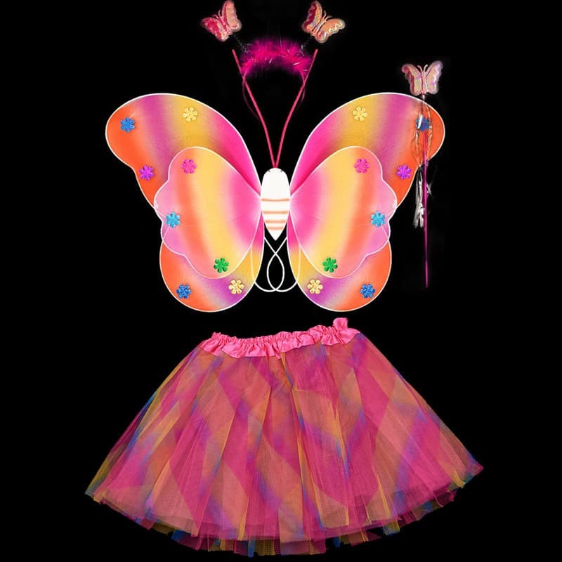 BUTTERFLY costume 4 in 1 halloween kostum anak animal kupu kupu sayap