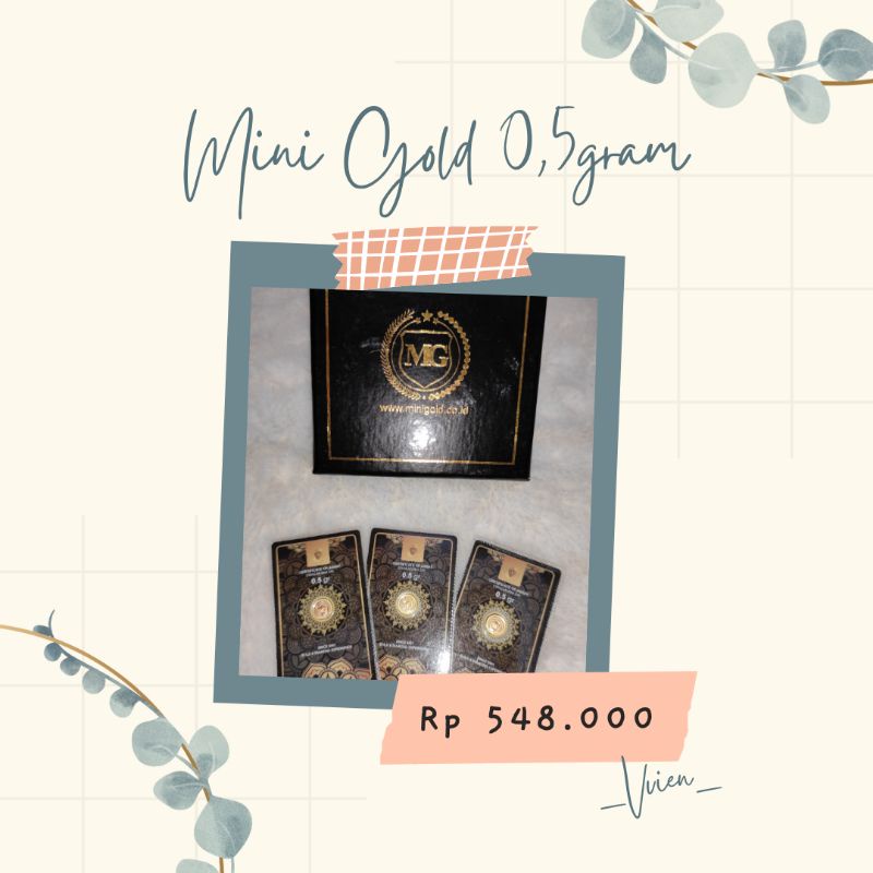 Mini Gold 0,5 gram
