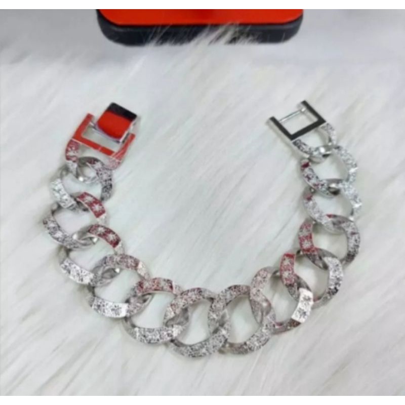 Gelang wanita motif  sisiknaga atau rantai titanium Anti luntur dan karat