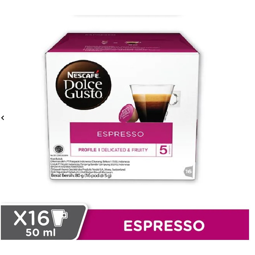 

NESCAFE DOLCE GUSTO ESPRESO QQ137