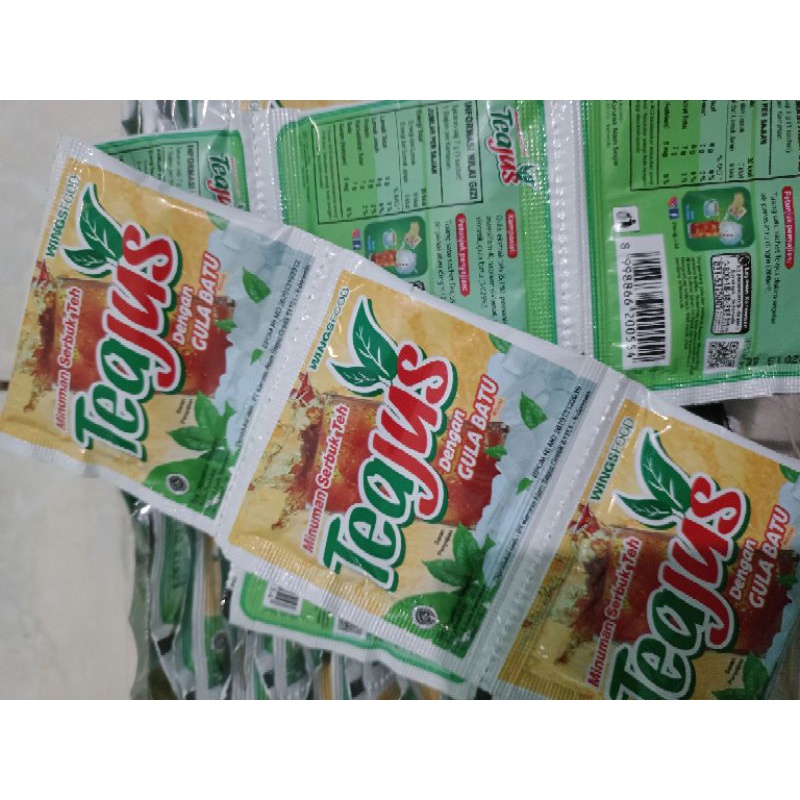 

teajus gula batu/minuman instan
