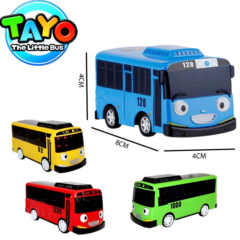 Mainan Bus Tayo The Little Bus/ Mainan Pull Back Bus 1001B