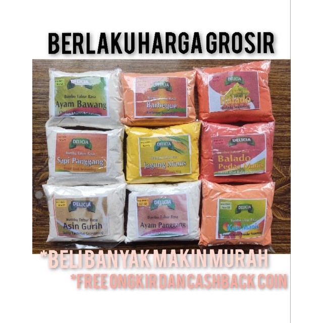 Bumbu Tabur premium DELICIA 100gr