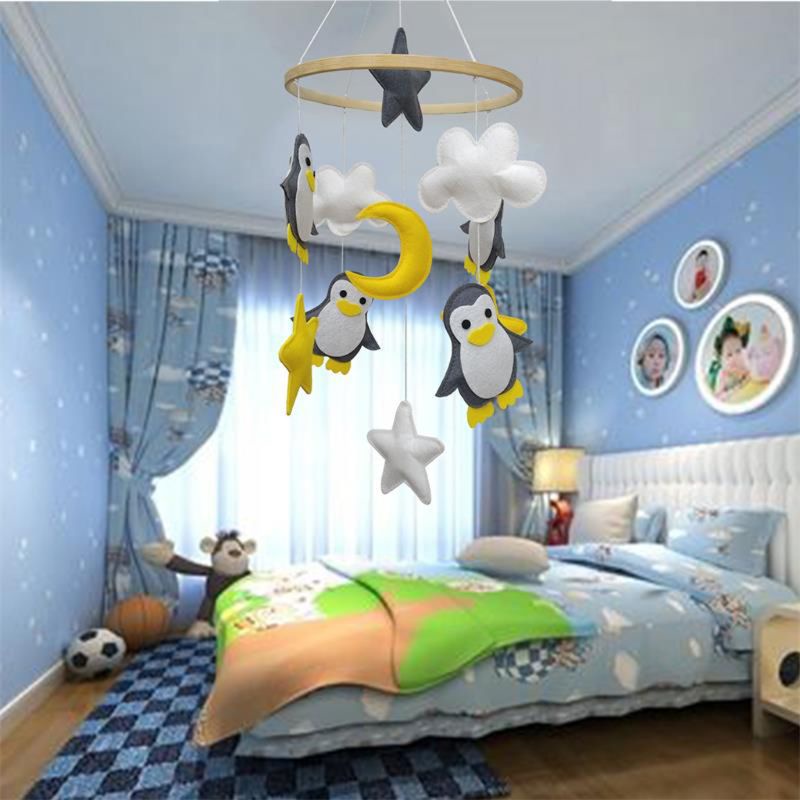 Mary 23.62x7.87 &quot;Baby Rattle Dekorasi Kamar Tidur Baby Bed Around Perlengkapan Gantung