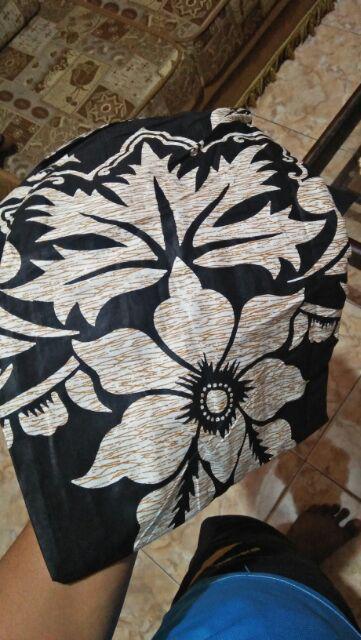 Kemeja Batik Pria/hem Batik Pria/baju Batik Modern Pria Ii Motif Hitam Manis Ahy Ii Pbi